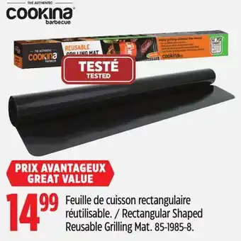 Canadian Tire COOKINA Rectangular Shaped Reusable Grilling Mat offer