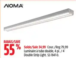 Canadian Tire NOMA 4´ Double-Strip Light offer