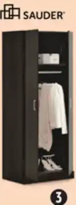 Canadian Tire Sauder 2-Door Wardrobe Espresso or white offer