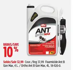 Canadian Tire Ortho Ant B Gon Max, 4L offer