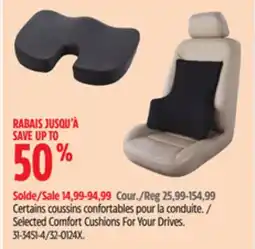 Canadian Tire AutoTrends Selected Comfort Cushions For Your Drives offer