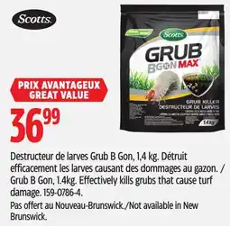 Canadian Tire Scotts Grub B Gon Effectively kills grubs that cause turf damage offer