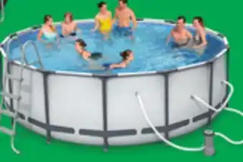 Canadian Tire Hydro-Force Steel-Frame Pool with Ladder and Debris Cover offer