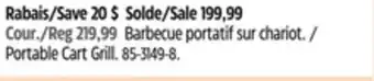 Canadian Tire Portable Cart Grill offer