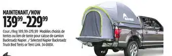 Canadian Tire Napier Selected Napier Backroadz Truck Bed Tents or Tent Link offer