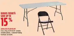 Canadian Tire Selected Folding Furniture offer