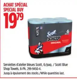 Canadian Tire Scott Scott Blue Shop Towels, 6-Pk offer