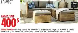 Canadian Tire CANVAS Bala Sectional Set offer