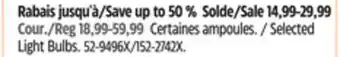 Canadian Tire Noma Selected Light Bulbs offer