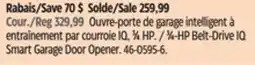 Canadian Tire Mastercraft 3⁄4-HP Belt-Drive IQ Smart Garage Door Opener offer