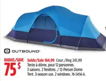 Canadian Tire Outbound 12-Person Dome Tent offer