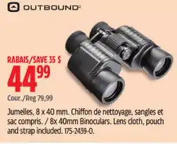 Canadian Tire Outbound 8x 40mm Binoculars offer