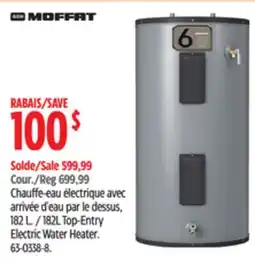 Canadian Tire Moffat 182L Top-Entry Electric Water Heater offer