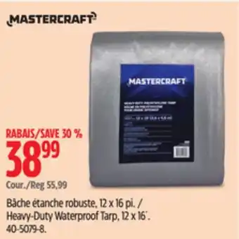Canadian Tire Mastercraft Heavy-Duty Waterproof Tarp offer