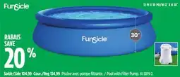 Canadian Tire Funsicle Pool with Filter Pump offer