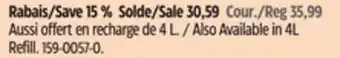 Canadian Tire Scotts Also Available in 4L Refill offer