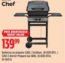 Canadian Tire Masterchef S280 2-Burner Propane Gas BBQ. 26,000 BTUs offer