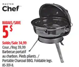 Canadian Tire MASTER Chef Portable Charcoal BBQ offer