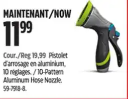 Canadian Tire Yardworks 10-Pattern Aluminum Hose Nozzle offer