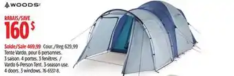 Canadian Tire Woods Vardo 6-Person Tent offer