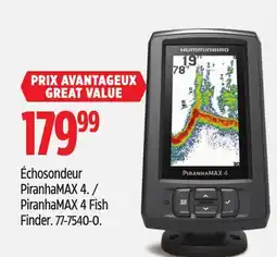 Canadian Tire PiranhaMAX 4 Fish Finder offer