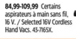 Canadian Tire Dirt Devil Selected 16V Cordless Hand Vacs offer
