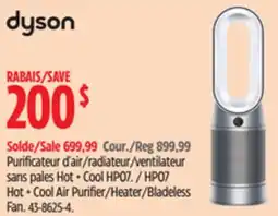 Canadian Tire Dyson HP07 Hot + Cool Air Purifier/Heater/Bladeless Fan offer