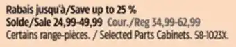 Canadian Tire Mastercraft Selected Parts Cabinet offer