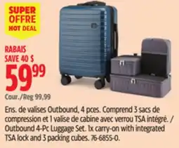 Canadian Tire Outbound 4-Pc Luggage Set offer