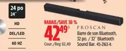 Canadian Tire Proscan 32˝ Bluetooth Sound Bar offer