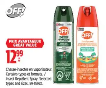 Canadian Tire Off Insect Repellent Spray offer
