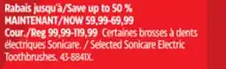 Canadian Tire Philips Selected Sonicare Electric Toothbrushes offer