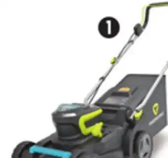 Canadian Tire Yardworks 48V 2-in-1 Brushless Push Lawn Mower, 17-in with 4Ah Battery & Charger offer