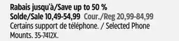 Canadian Tire Bluehive Selected Phone Mounts offer