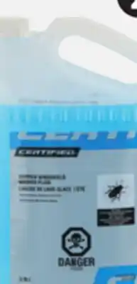 Canadian Tire Certified Summer Windshield Washer Fluid with Bug Wash offer