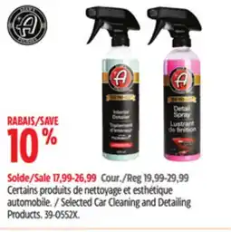 Canadian Tire Adam's Polishes Selected Car Cleaning and Detailing Products offer