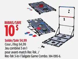 Canadian Tire Rec-Tek 3-in-1 Tailgate Game Combo offer