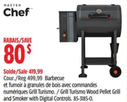 Canadian Tire Master-chef Grill Turismo Wood Pellet Grill and Smoker with Digital Controls offer