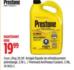 Canadian Tire Prestone Premixed Antifreeze/Coolant offer