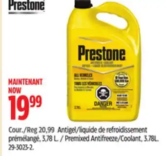 Canadian Tire Prestone Premixed Antifreeze/Coolant offer