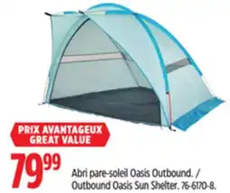 Canadian Tire Outbound Oasis Sun Shelter offer