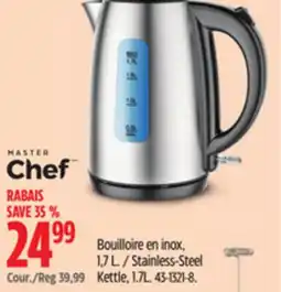 Canadian Tire MASTER Chef Stainless-Steel Kettle offer