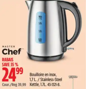 Canadian Tire MASTER Chef Stainless-Steel Kettle offer