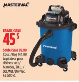 Canadian Tire Mastervac3L Wet/Dry Vac offer