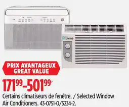 Canadian Tire For Living Selected Window Air Conditioners offer