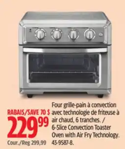 Canadian Tire Cuisinart 6-Slice Convection Toaster Oven with Air Fry Technology offer