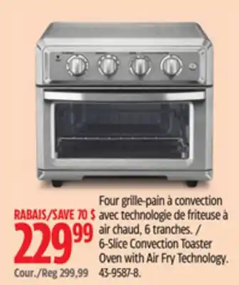 Canadian Tire Cuisinart 6-Slice Convection Toaster Oven with Air Fry Technology offer