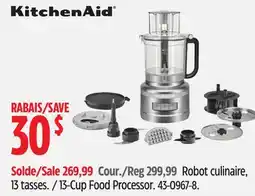 Canadian Tire Kitchenaid 13-Cup Food Processor offer