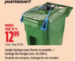 Canadian Tire Mastercraft Garbage bin not included offer