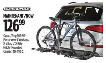 Canadian Tire Supercycle 2-Bike Hitch- Mounted Carrier offer